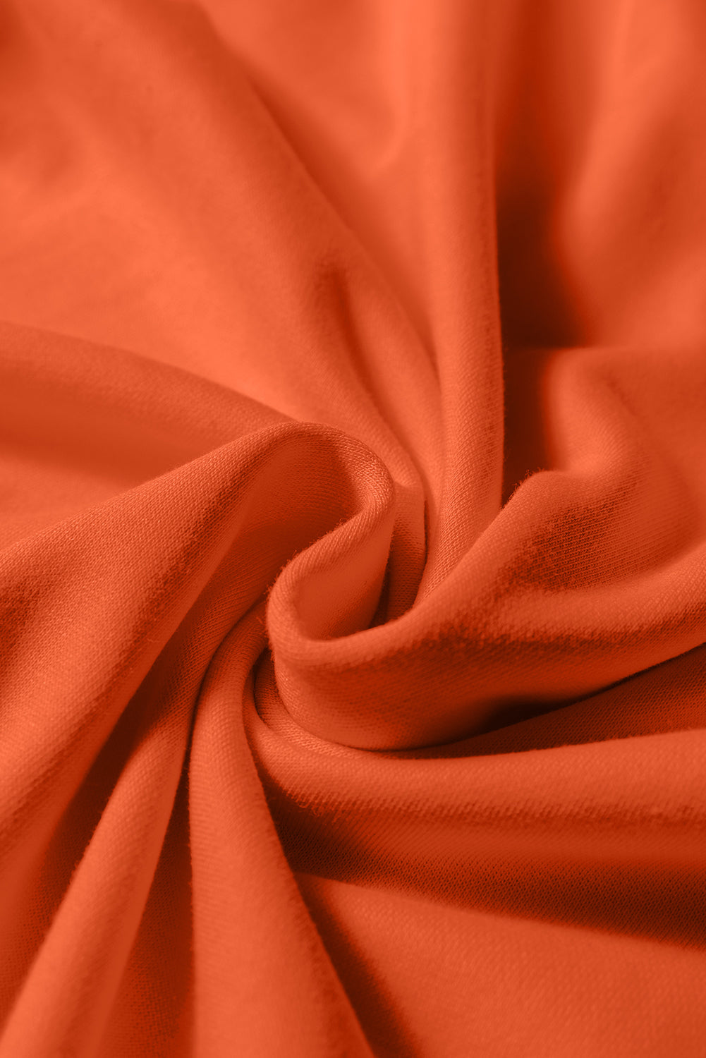 Orange Varsity Contrast Banded Sleeve Shift Sweatshirt Dress